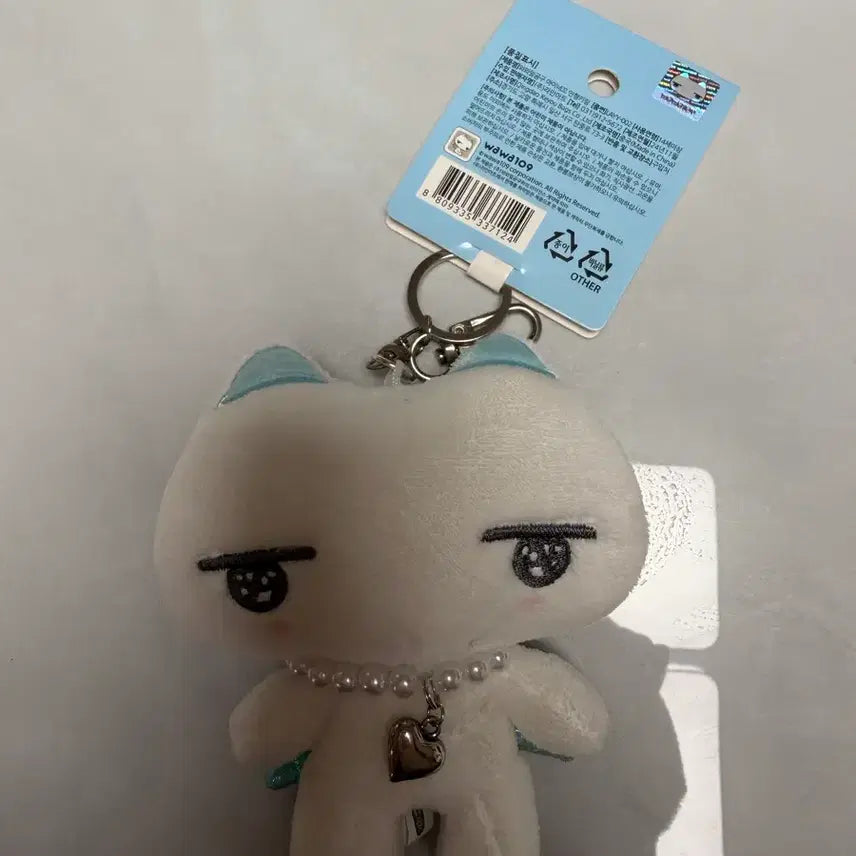 [BUNJANG] Aineko Angel Doll Keychain / 와와일공구 아이네꼬 아이네코 엔젤 인형 키링