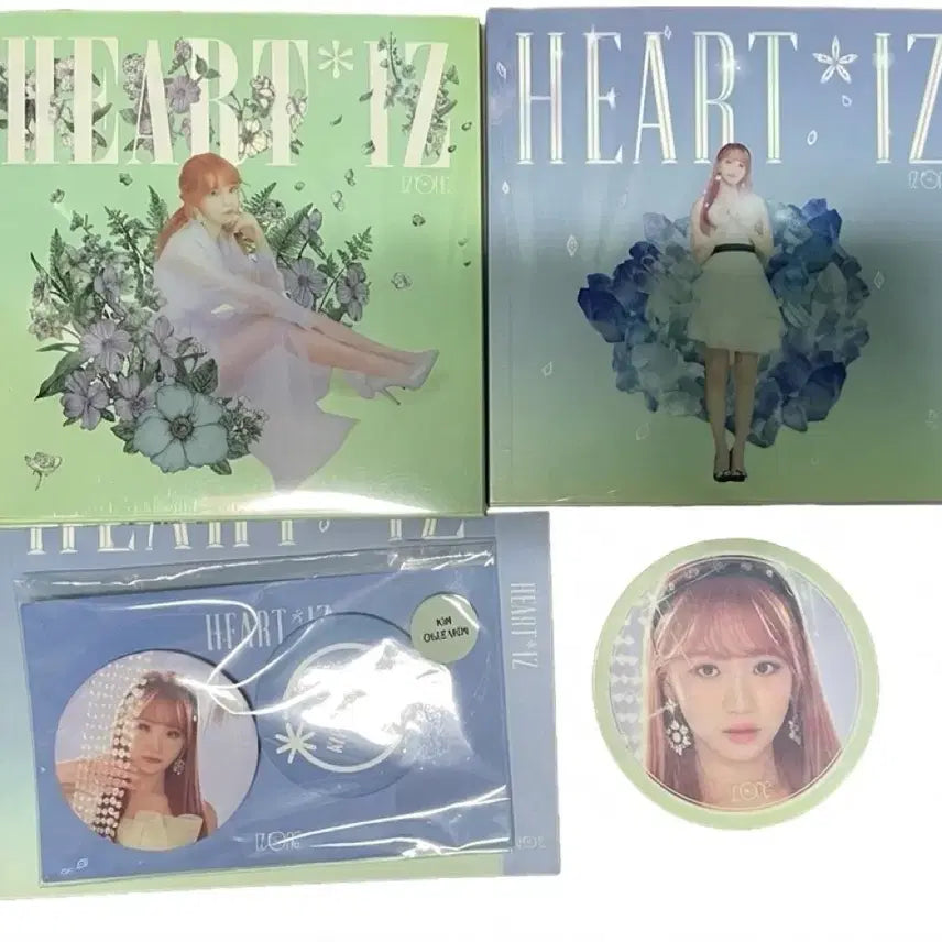 [BUNJANG] IZ*ONE HEART*IZ Album Goods Set - Chaewon / IZ*ONE HEART*IZ 앨범 굿즈 세트 채원