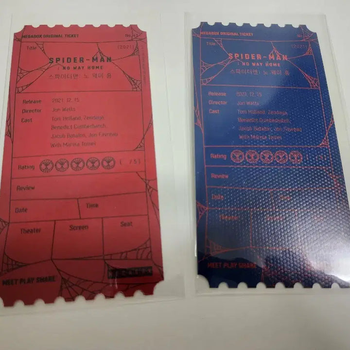 [BUNJANG] Spider-Man: No Way Home Original Ticket / 스파이더맨 노 웨이 홈 오티 판매합니다