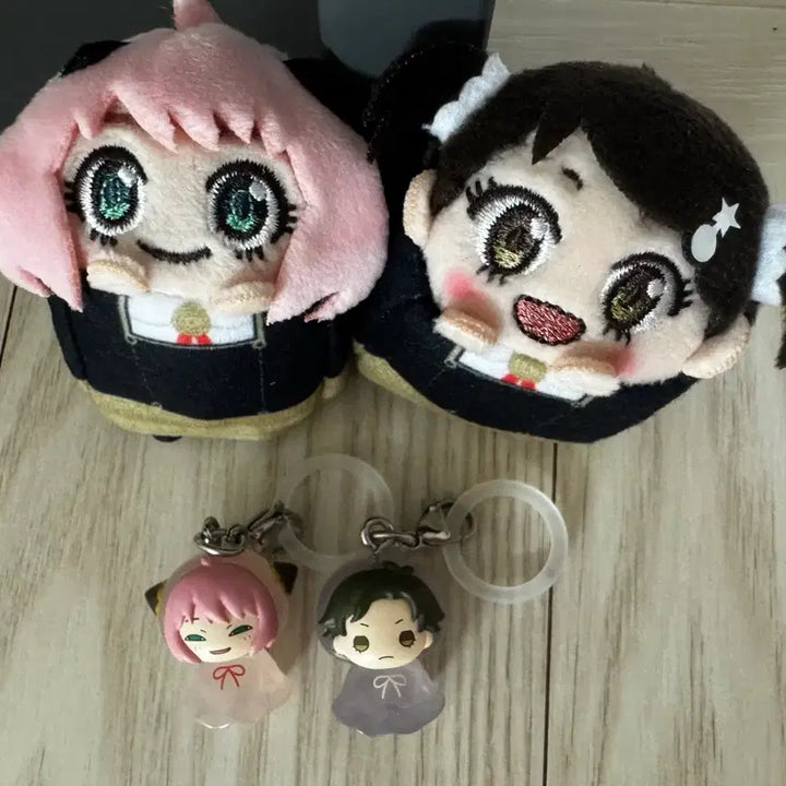[BUNJANG] Spy x Family Mochi Kororing &amp; Mejirushi Set (Anya, Damian, Becky) / 스파패 모찌코로링,메지루시 4종 일괄