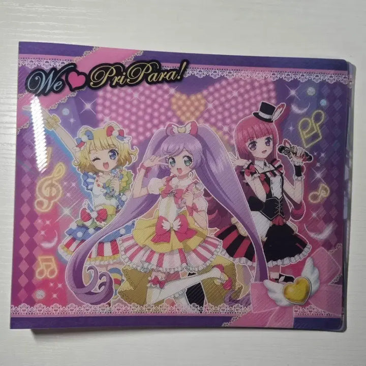 [BUNJANG] PriPara File Bag Solami Dressing Lala Mirei Sophie Official File / 프리파라 파일백 솔라미드레싱 라라 미래 소피 오피셜파일