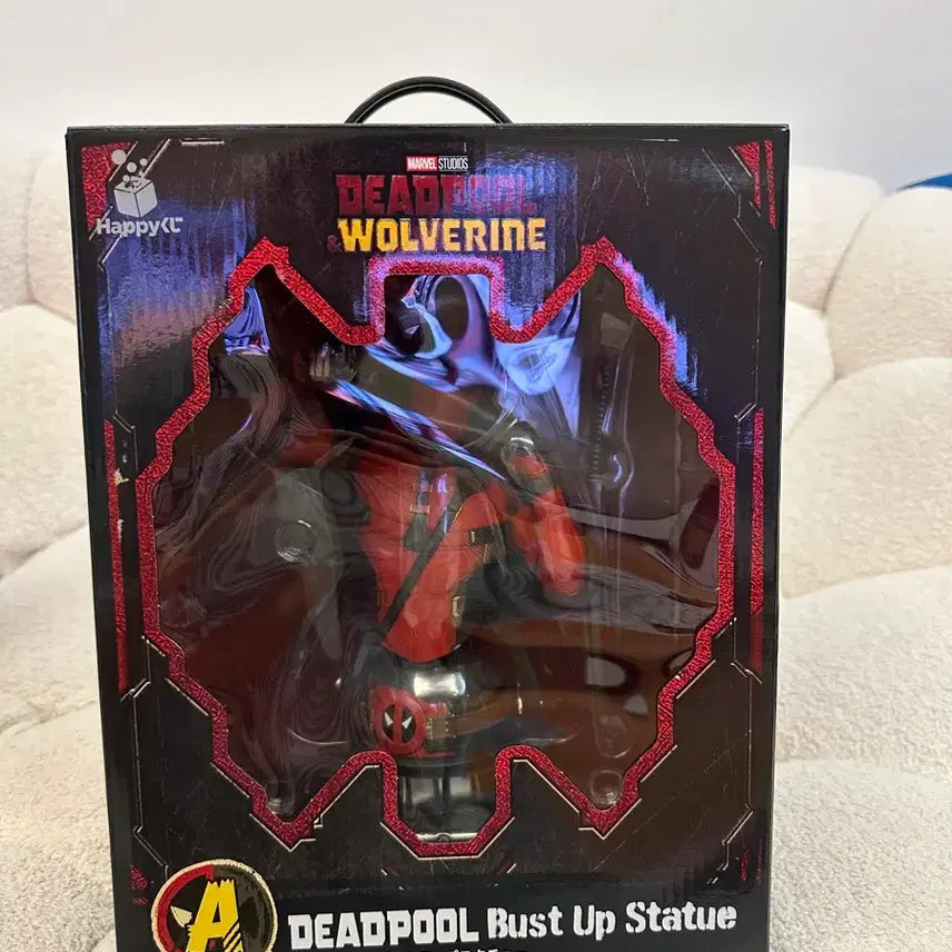 [BUNJANG] Marvel Happy Lottery Deadpool &amp; Wolverine Bust-Up Statue - Deadpool A Prize / 마블 해피쿠지 데드풀앤 울버린 버스트업 스테츄 데드풀a상