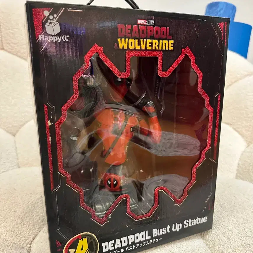 [BUNJANG] Marvel Happy Lottery Deadpool &amp; Wolverine Bust-Up Statue - Deadpool A Prize / 마블 해피쿠지 데드풀앤 울버린 버스트업 스테츄 데드풀a상