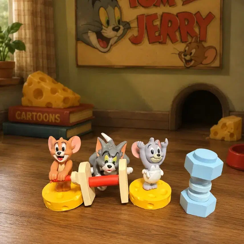 [BUNJANG] Tom and Jerry Gachapon Figure Bundle Set / 일괄 톰과 제리 가챠 피규어