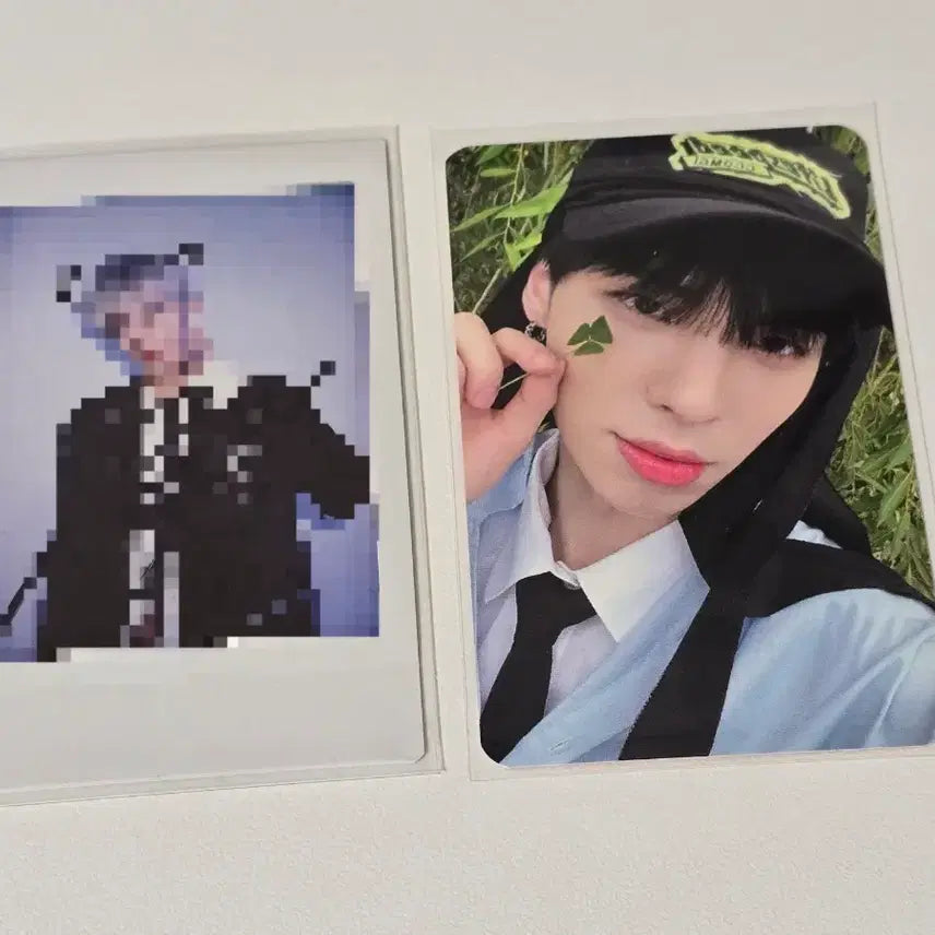[BUNJANG] CIX BX Lee Byung-gon Signed Polaroid &amp; Photocard Set / CIX BX 씨아엑 이병곤 싸인폴라 포토카드 세트