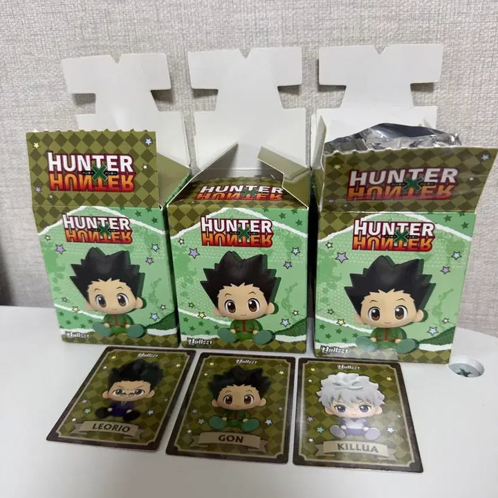 [BUNJANG] Hunter x Hunter Nulset Seated Figures - Gon, Killua, Leorio Bundle / 헌터헌터 [곤,키르아,레오리오] 눌셋 앉은 피규어
