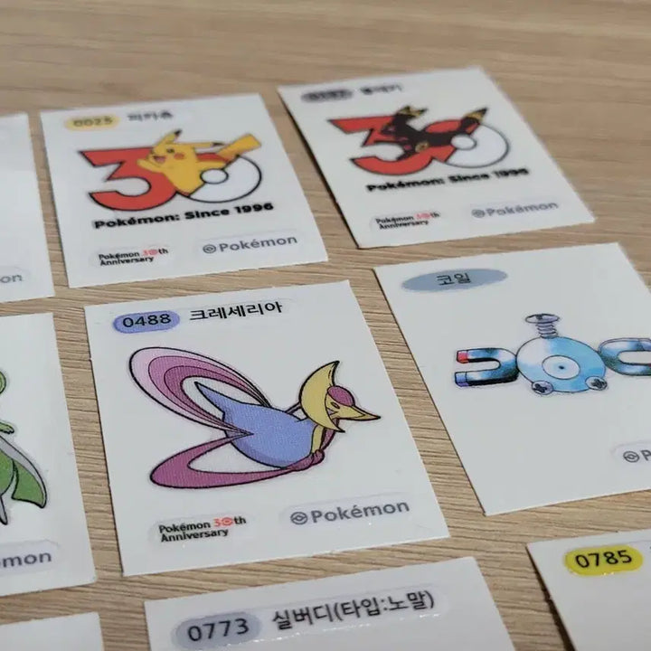 [BUNJANG] Pokemon Sticker Bundle Set (Pikachu, Ditto, Gardevoir, etc.) / 포켓몬 띠부씰 피카츄,메타몽,가디안 외 일괄