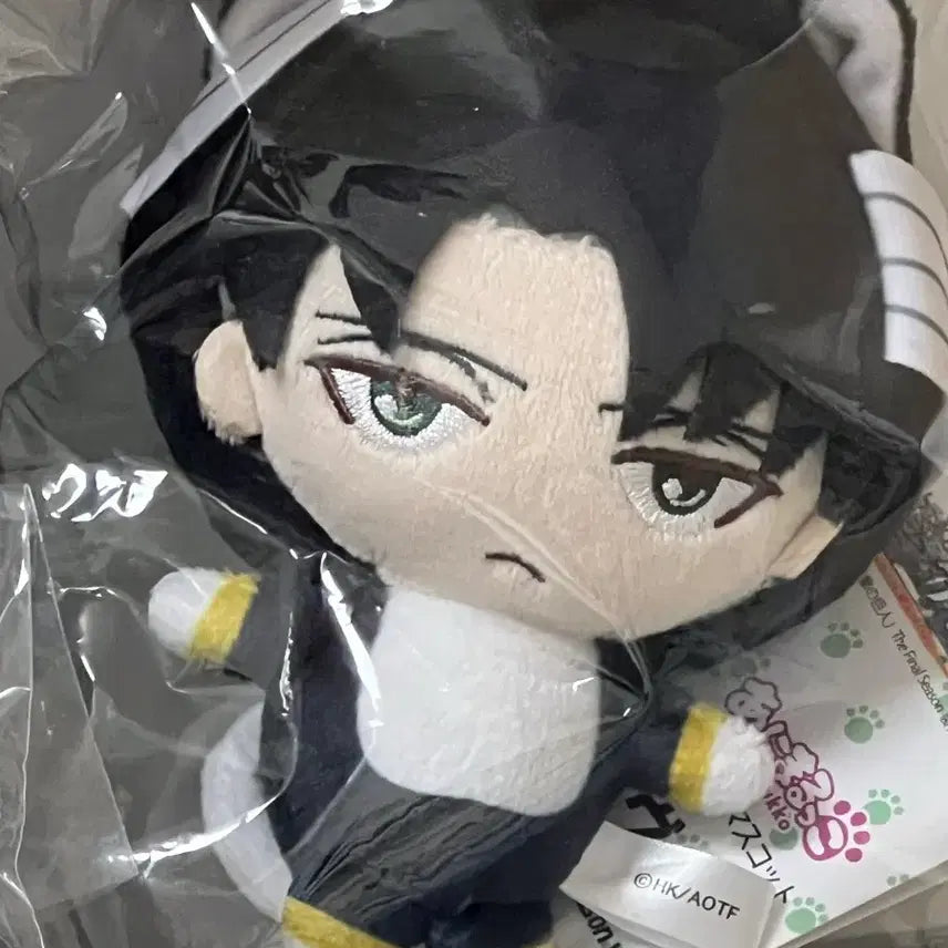 [BUNJANG] Attack on Titan Levi Ackerman Animal Plush (Sealed) / 미개봉) 진격거 진격의 거인 립뭉이 리바이 누이 애니멀