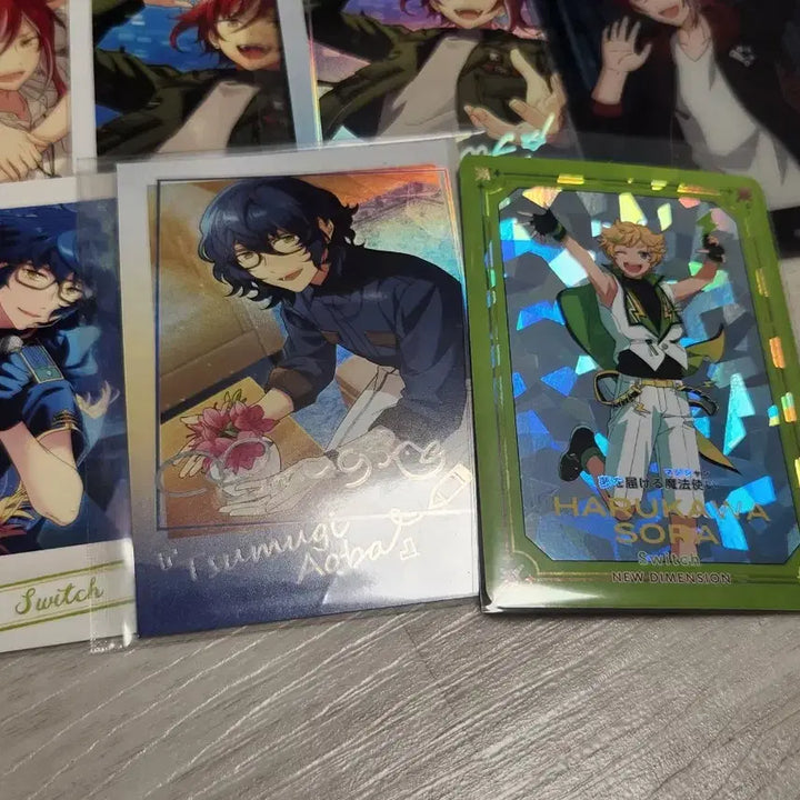 [BUNJANG] Ensemble Stars Switch Natsume Saki Tsumugi Sora Portrait Pashima Card Can Badge / 앙스타 스위치 나츠메 츠무기 소라 포토레이트 파샤 캔뱃지 이베코레