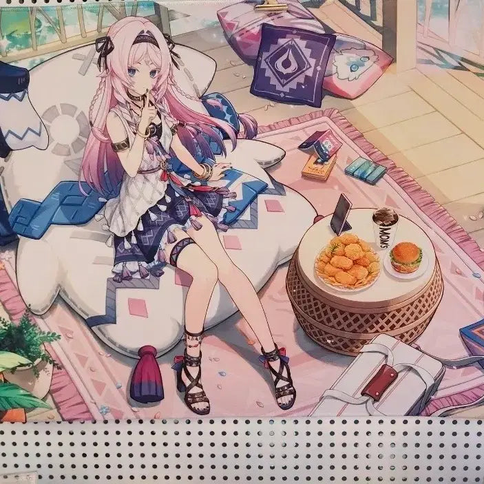 [BUNJANG] Genshin Impact PC Lounge Citlalli Desk Mat (Sealed) / 원신 pc라운지 시틀라리 장패드 미개봉