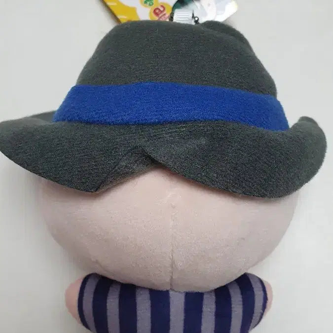 [BUNJANG] Buri Buri Mon Detective Plush Keychain / 부리부리몬 탐정 형사 인형 키링 새상품