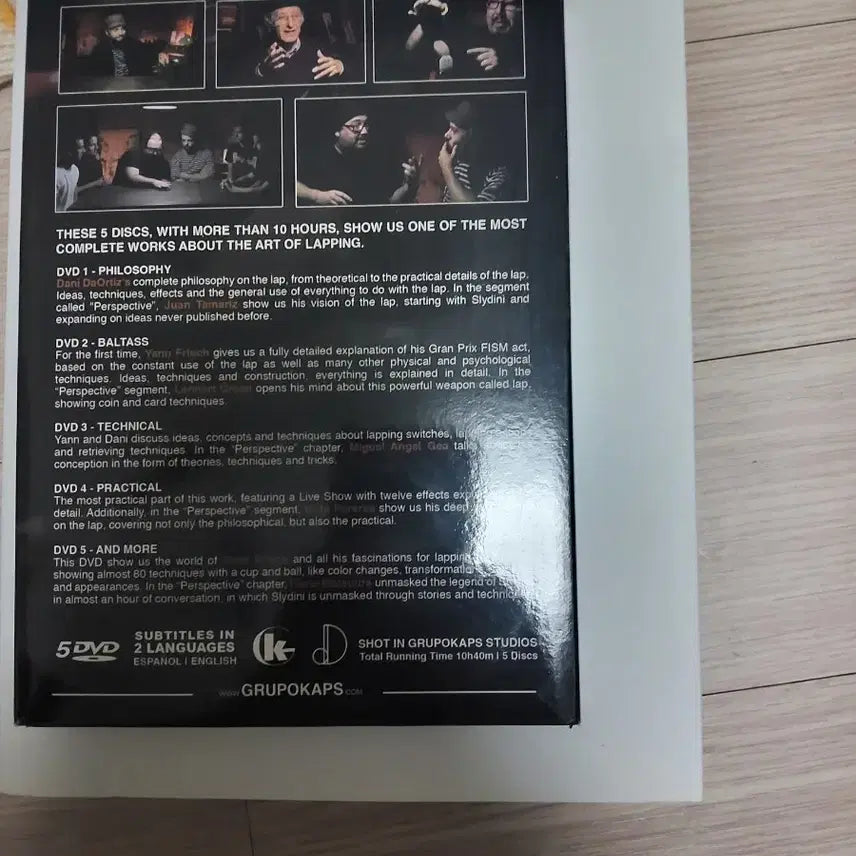 [BUNJANG] Dani DaOrtiz Yann Frisch LAP 5 DVD Set / Dani DaOrtiz Yann Frisch LAP 5 DVD 세트