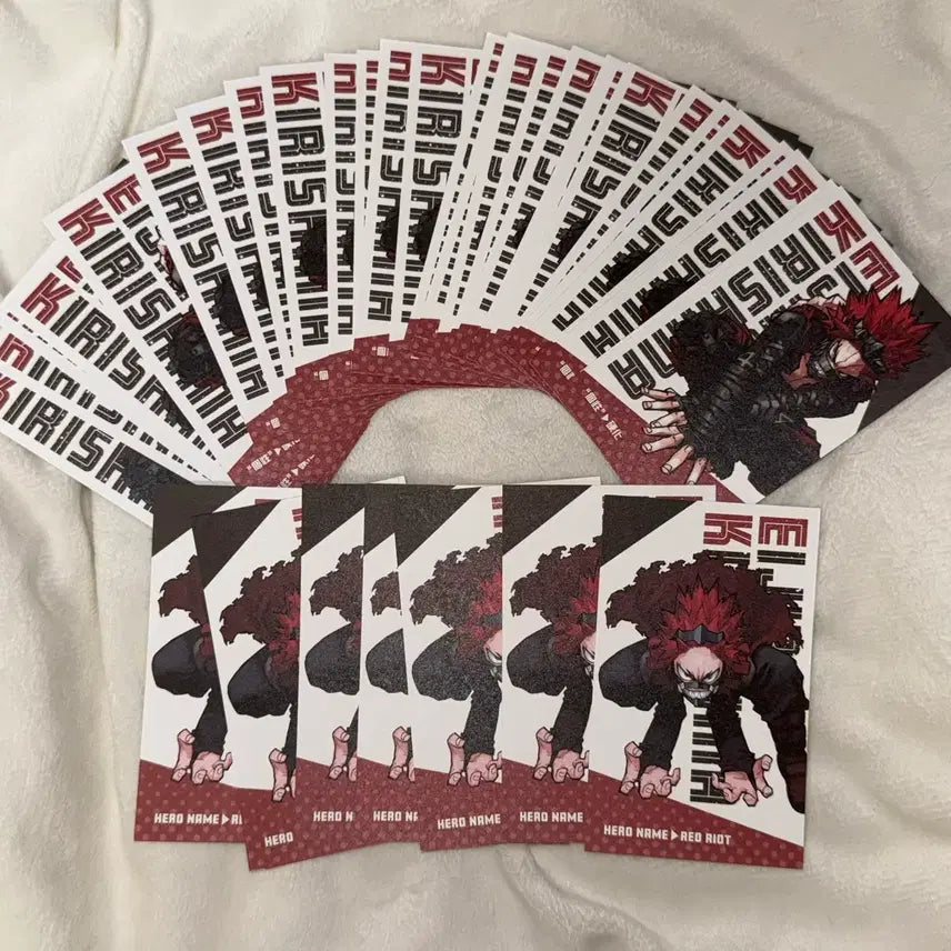 [BUNJANG] Kirishima Eijiro Paper Goods Bundle Set / 히로아카 키리시마 지류 36장 일괄
