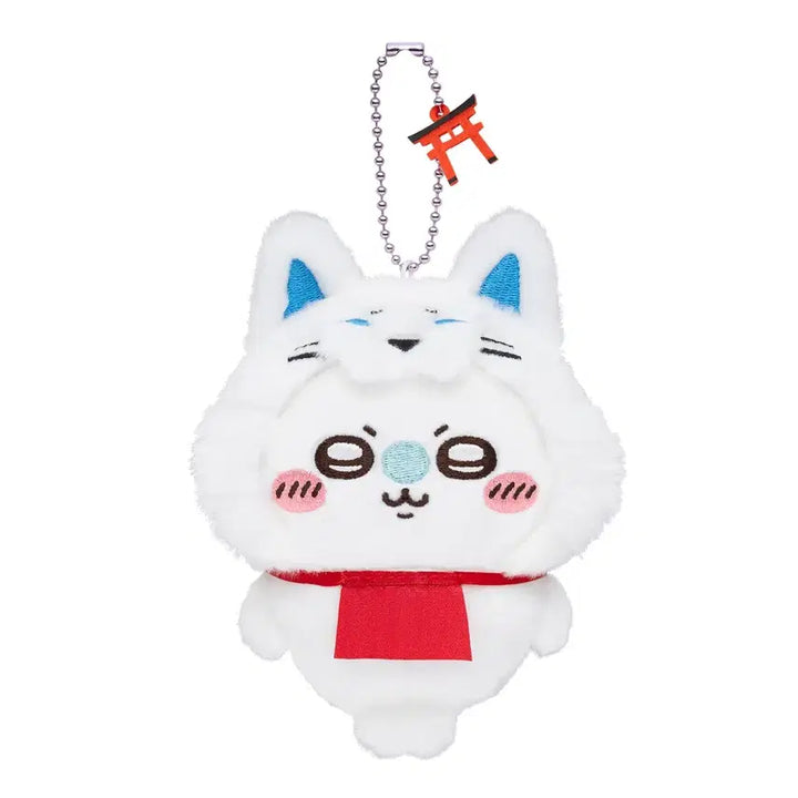 [BUNJANG] Chiikawa Momonga Fushimi Inari Limited Edition Fox Mascot Keychain / 모몽가) 치이카와 모구모구혼포 후시미이나리 여우 마스코트 키링