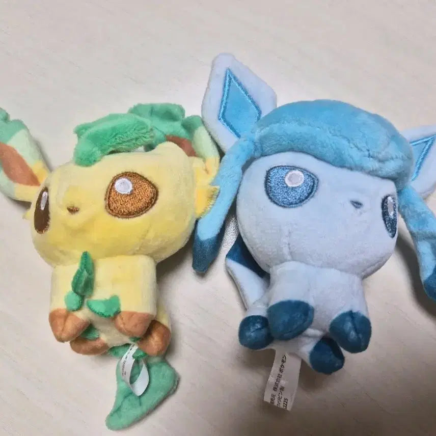 [BUNJANG] Pokemon Dolls Leafeon + Glaceon Bundle Set / 포켓몬 돌즈 리피아+글레이시아 일괄