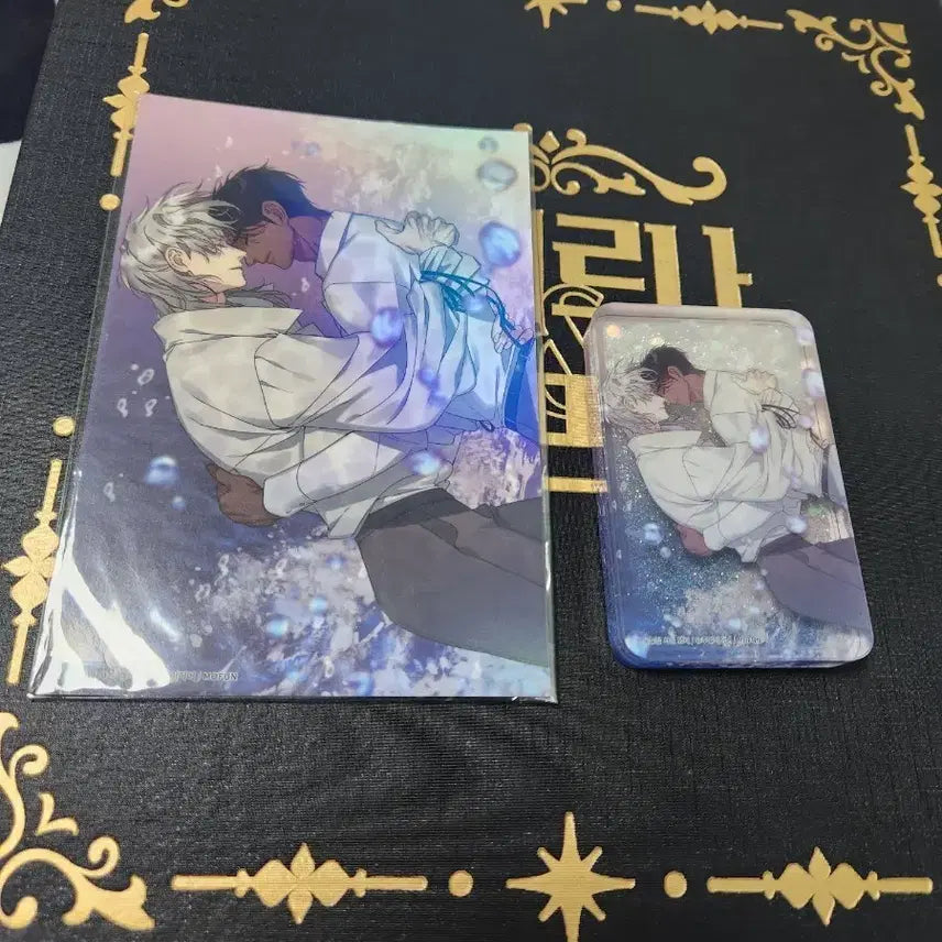 [BUNJANG] Smyrna &amp; Capri Water Glitter Photocard (Osaka Ver.) / 오사형 스앤카 모펀 콜카 스미르나 앤 카프리 워터 글리터 엽서 개봉