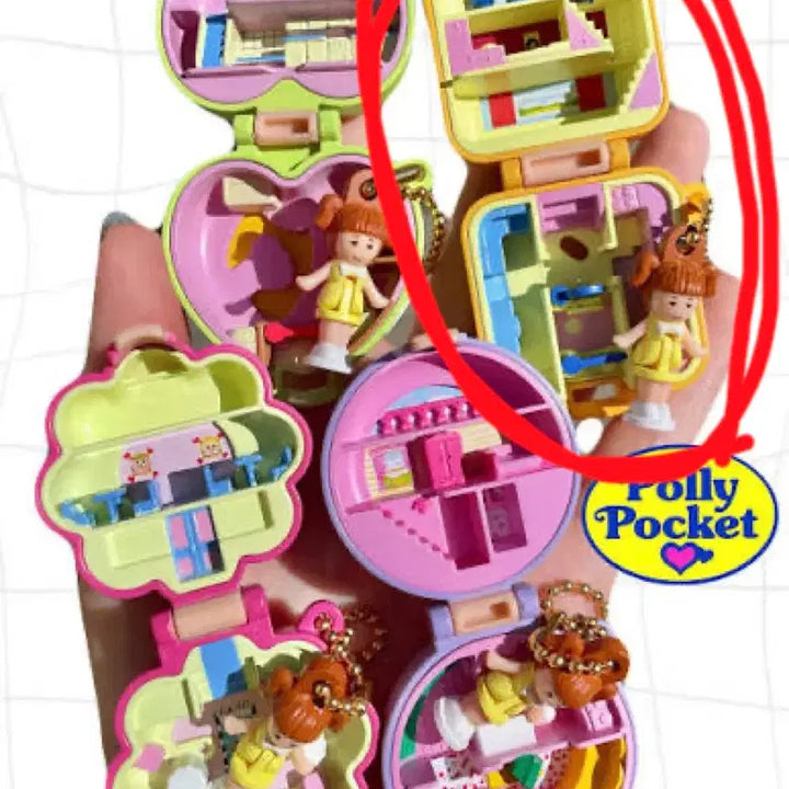 [BUNJANG] Polly Pocket Gacha Series 2 Yellow / 새상품) 폴리포켓 가챠 2탄 노란색