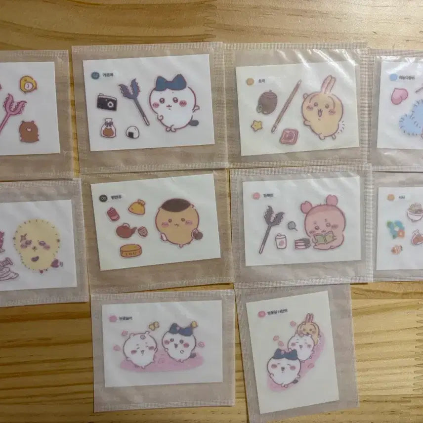 [BUNJANG] Cheekawa Big Sticker Full Set (Sealed) / 먼작귀 치이카와 올영 올리브영 빅띠부씰 미개봉 일괄 풀세트