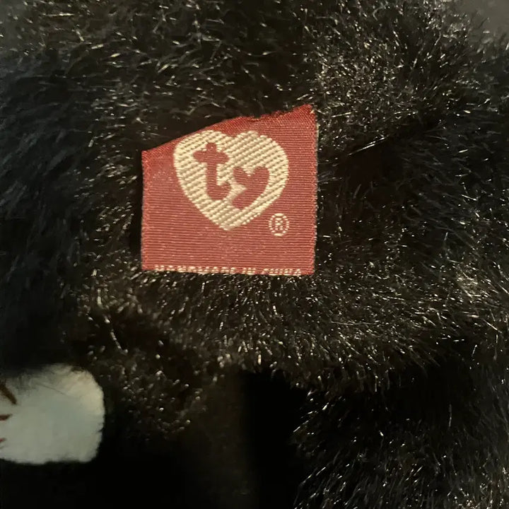 [BUNJANG] Vintage Ty Beanie Babies Black Cat Plush (1993) / [빈티지] Ty 비니 베이비 블랙 캣 인형 (1993년)