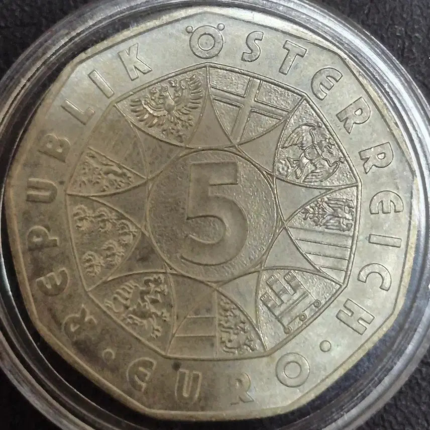 [BUNJANG] 2003 Lake Baikal Commemorative 5 Euro Silver Coin Uncirculated / 2003년 바이칼 호수 기념5유로 은화. 미사용