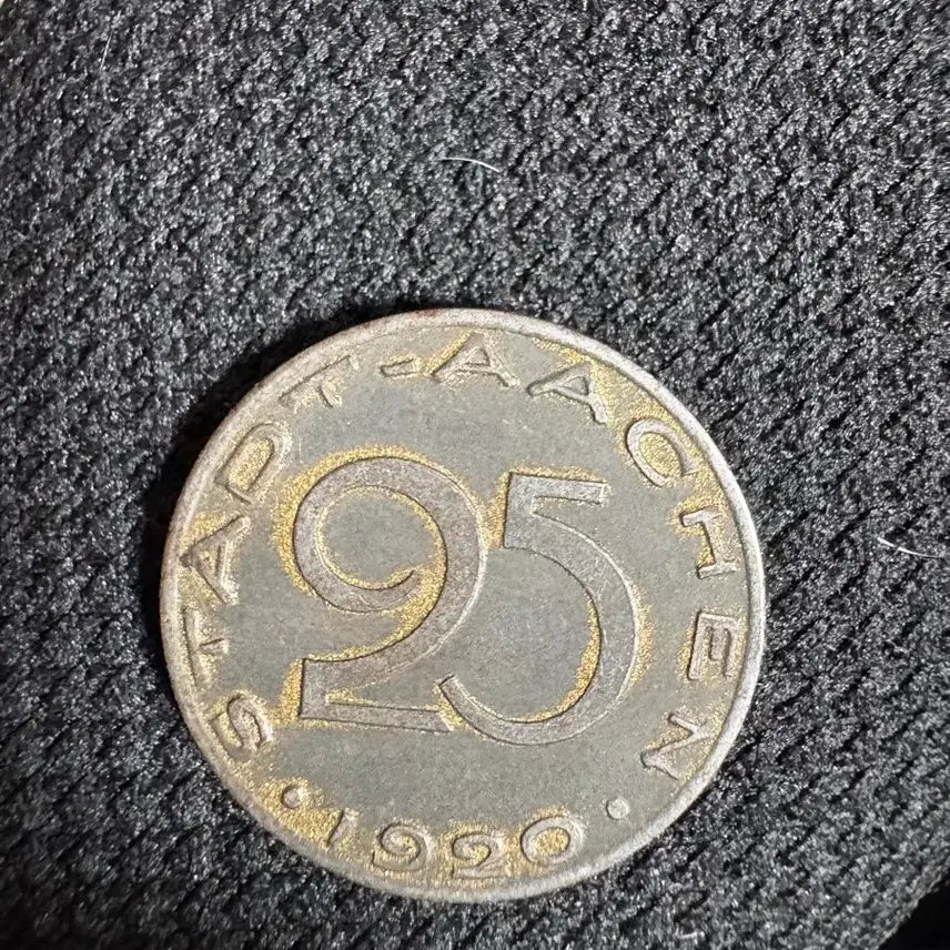 [BUNJANG] Germany Aachen 25 Pfennig 1920 Notgeld Coin / 독일 아헨 25 PFENNIG 1920 놋겔드
