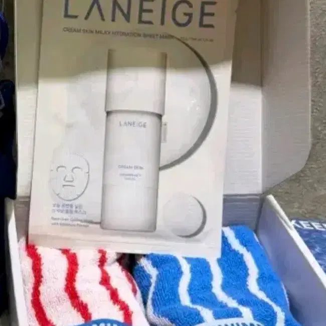 [BUNJANG] BTS Busan Arirang Concert Gift Set Hand Towel Laneige Mask / BTS 부산아리랑콘서트 역조공 기프트 핸드타월 수건 라네즈마스크
