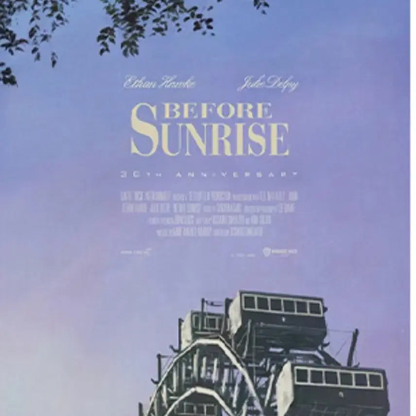 [BUNJANG] Before Sunrise A3 Poster 3-Set &amp; Train Badge Bundle / <비포 선라이즈 >A3포스터3종 ,트레인 배지 세트 일괄