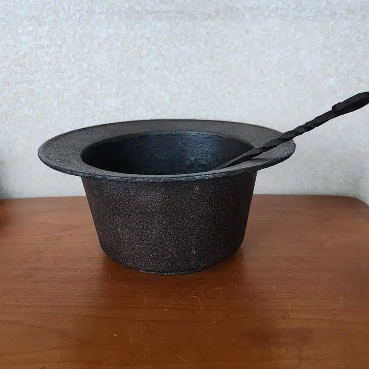 [BUNJANG] Cast Iron Brazier with Lid / 무쇠 갓 화로