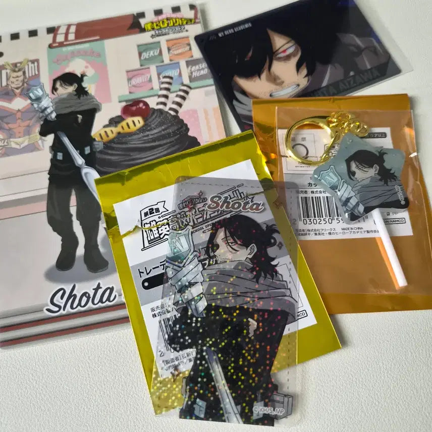 [BUNJANG] My Hero Academia Night", "Open School" Aizawa Eraser Clear Card &amp; Candy Keychain / 히로아카 나이하 오픈스쿨 아이자와 이레이저 클리어카드 캔디사탕키링 웨하스