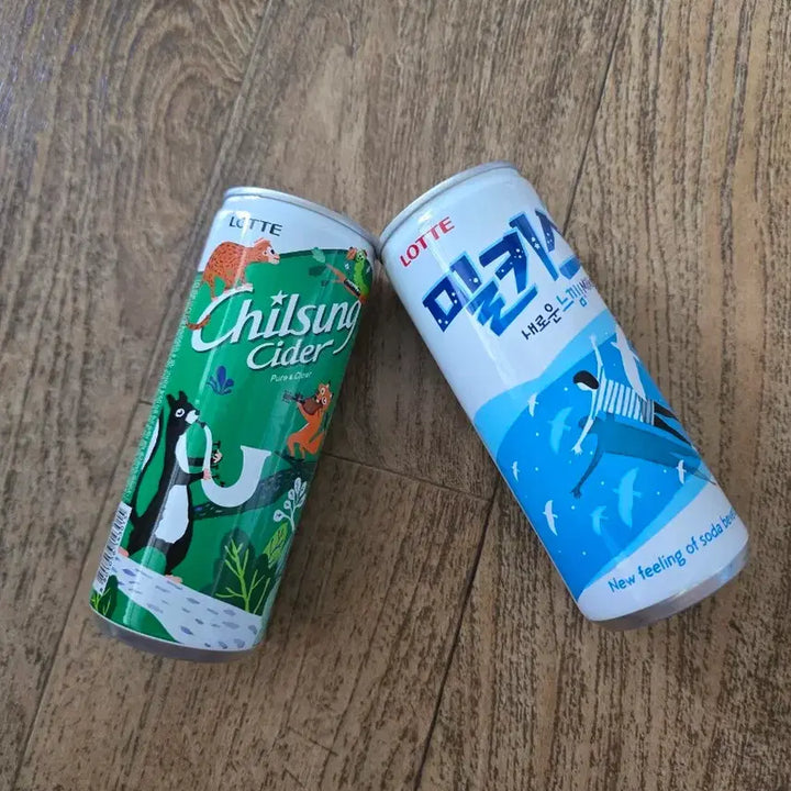 [BUNJANG] Chilsung Cider &amp; Milkis Special Design Empty Cans (250ml) / 빈캔 칠성사이다 밀키스 스페셜디자인  250ml