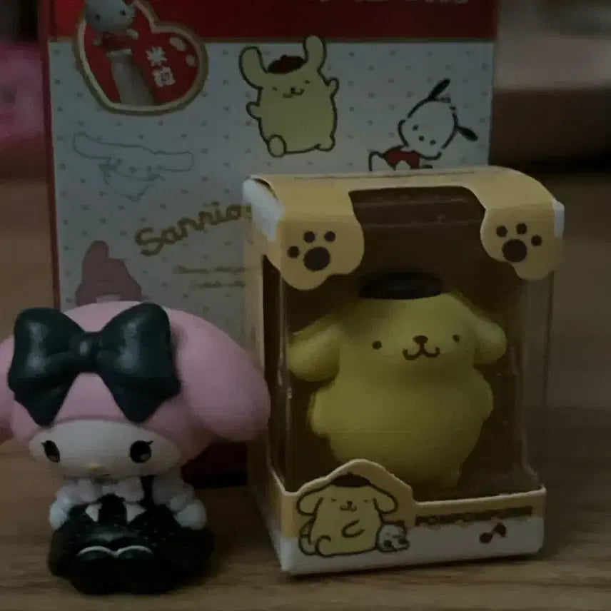 [BUNJANG] Sanrio My Melody Pompompurin Rice Grain Figure / 산리오 마이멜로디 폼폼푸린 쌀알 피규어 판매