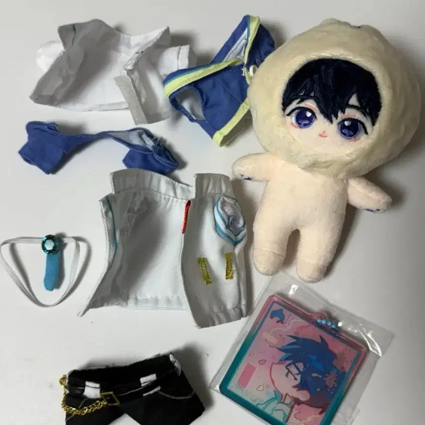 [BUNJANG] PLAVE Yejun 10cm Plush Doll Clothing Set / 플레이브 예준 10cm 솜인형 인형옷 세트