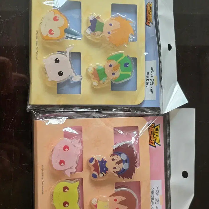 [BUNJANG] Digimon Character Clip Set (2 Types) / 디지몬 캐릭터 클립 세트 2종