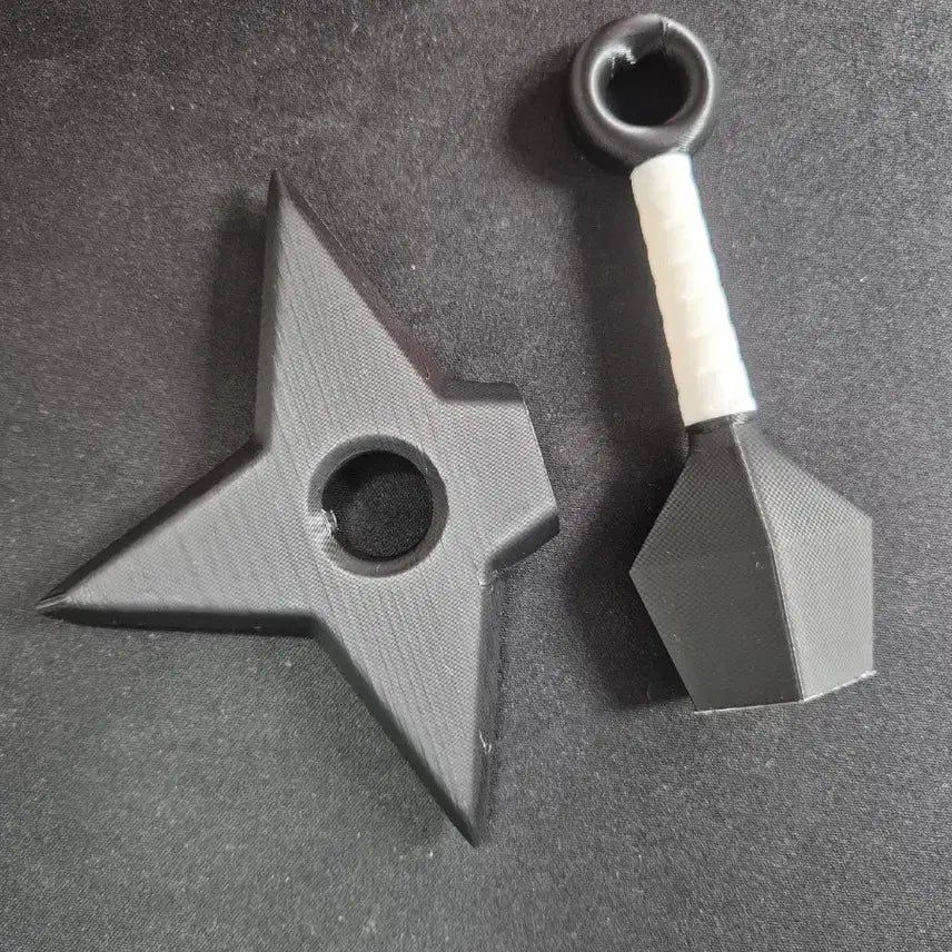[BUNJANG] Naruto Kunai &amp; Shuriken Magnet Figure / [가격고정] 나루토 자석 쿠나이 수리검 피규어 굿즈