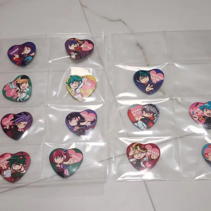[BUNJANG] Yu-Gi-Oh! Unofficial Fan-Made Can Badges and Trading Cards Bundle Set / 유희왕 비공식 캔뱃지, 트레카 일괄