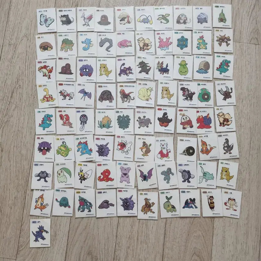 [BUNJANG] Pokemon 30th Anniversary Stickers / (교환) 포켓몬 띠부실 띠부씰 30주년 아크워크, 일반 교환 판매 구매
