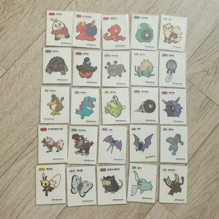 [BUNJANG] Pokemon 30th Anniversary Stickers / 포켓몬 띠부실 30주년 교환 판매 구매해요!