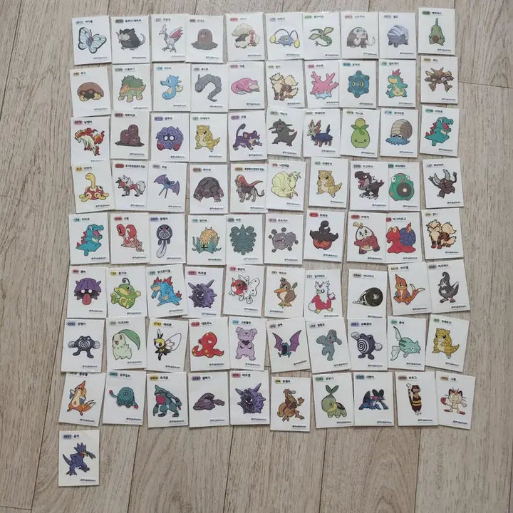 [BUNJANG] Pokemon 30th Anniversary Stickers / (교환) 포켓몬 띠부실 띠부씰 30주년 아크워크, 일반 교환 판매 구매