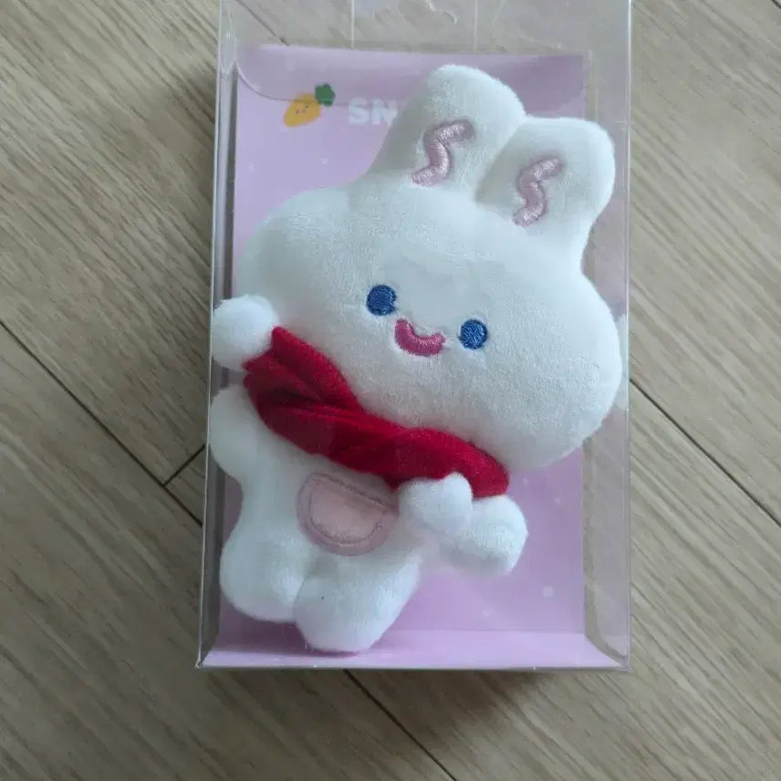 [BUNJANG] Recorder Factory Walky Rabbit Snow Doll Keyring with Scarf / 리코더팩토리 워키토끼 스노우 인형 키링 + 목도리