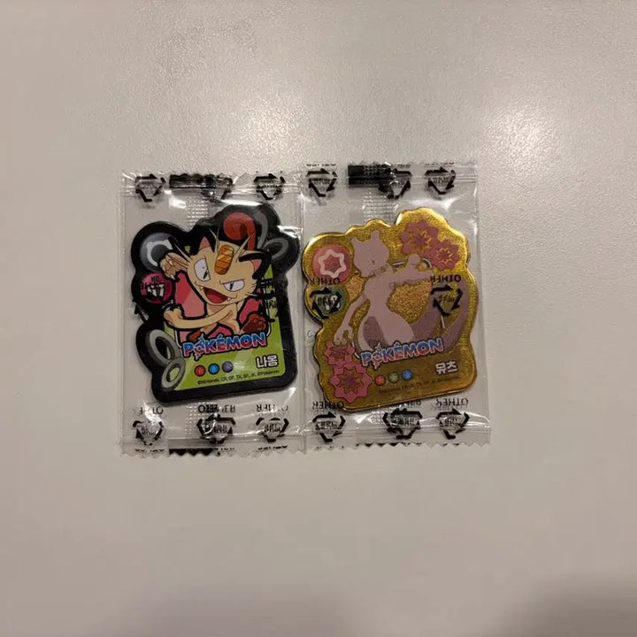 [BUNJANG] Pokemon Magnet Set (Meowth, Mewtwo) Bundle / 포켓몬 마그넷 (나옹,뮤츠,아차모,누리공)