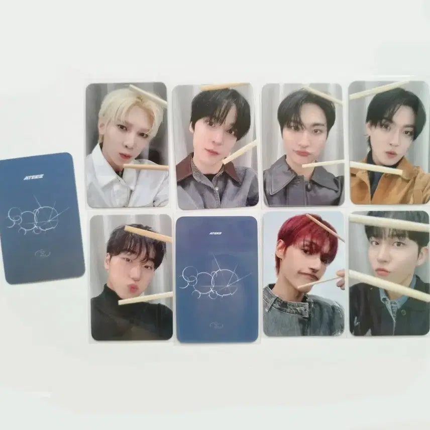 [BUNJANG] ATEEZ DEAR MY MUSE Golden Hour: Part.4 Cheese Unit Set Photocard Bundle / 에이티즈 디마뮤 치즈 유닛포함 9장 세트