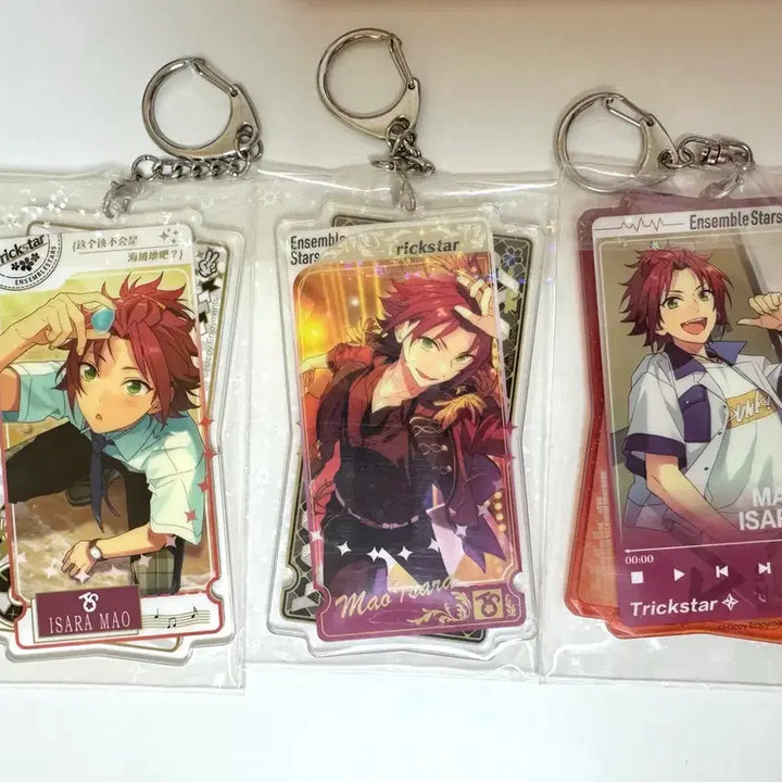 [BUNJANG] Ensemble Stars! Ritsu Isara Double-Sided Acrylic Keyring (Sets 1-3) / 앙스타 이사라 마오 중스타 양면 아크릴 키링 1~3탄