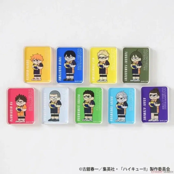 [BUNJANG] Haikyuu!! Jirori Acrylic Block - Kageyama, Asahi Bundle / 하이큐 지로리 아크릴 블록 카게야마 아사히 일괄