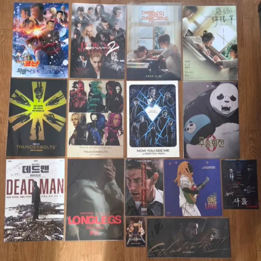 [BUNJANG] Assorted Movie &amp; TV Show Posters / 각종 포스터 판매 / 너바나더밴드 뒷자리에태워줘 명탐정코난 썬더볼츠 등