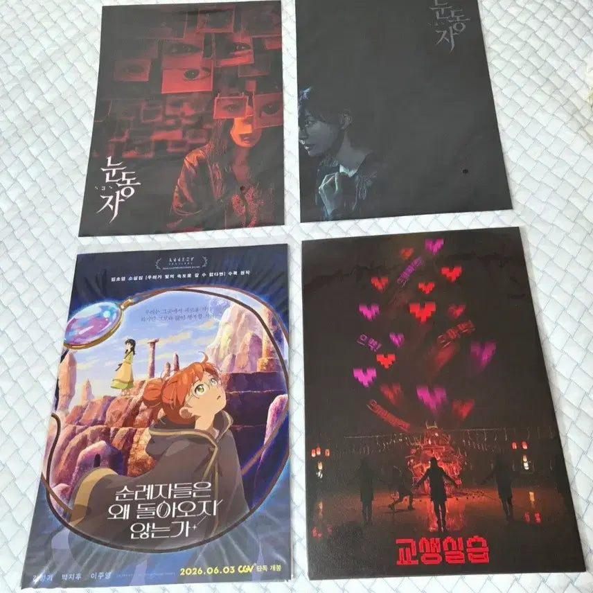 [BUNJANG] Movie &amp; TV Show Posters &amp; Memorabilia Bundle / 각종 굿즈정리) 포스터 등등. 뒷자리에태워줘 명탐정코난 도쿄리벤저스 킹덤 미션임파서블 썬더볼츠 귀공자 밥말리