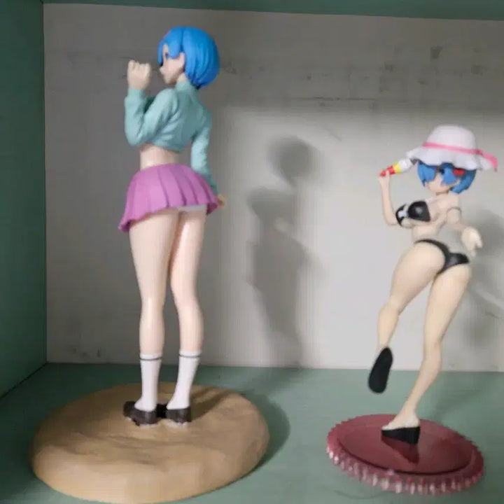 [BUNJANG] Re:Zero Ram &amp; Rem Figure Set (2 Types) / 리제로 렘 피규어 2종 판매 세트