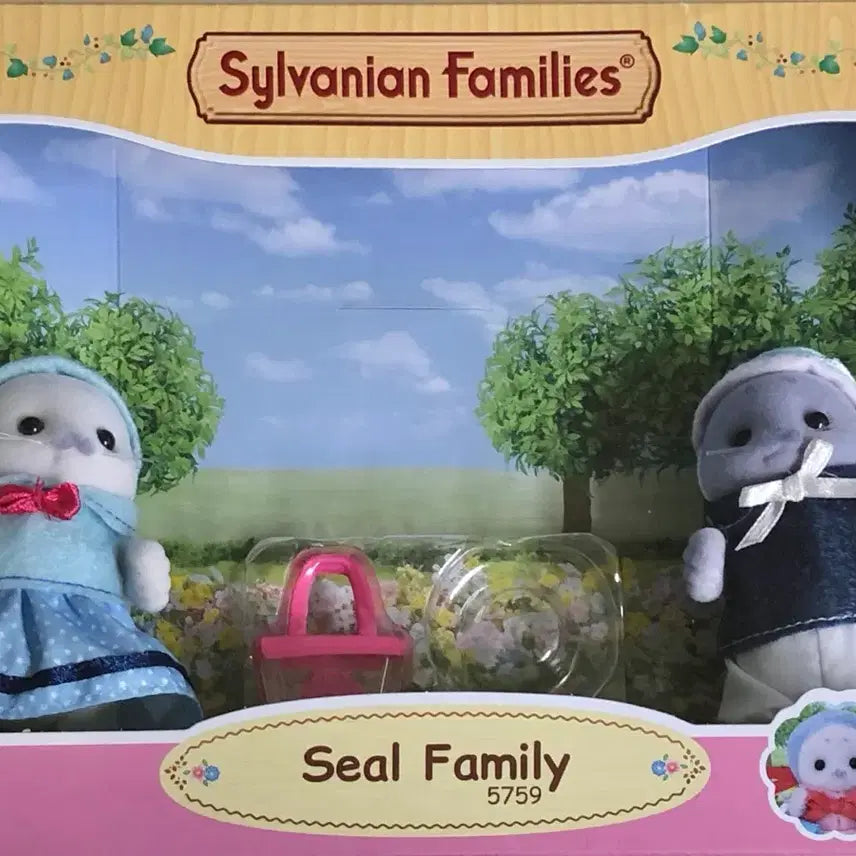 [BUNJANG] Sylvanian Families Seal Mother &amp; Seal Father Bundle Set / 실바니안 물범 엄마 &amp; 물범 아빠 일괄