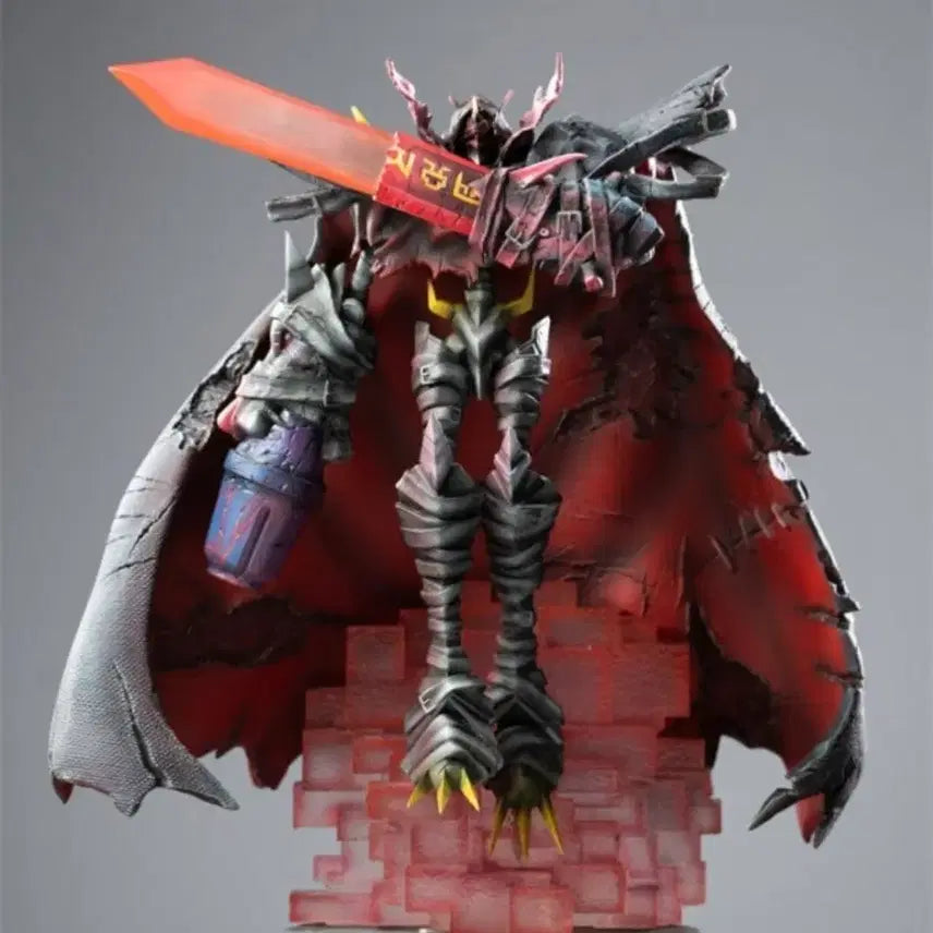 [BUNJANG] MO Studio Omegamon Zwart Damage Version Resin Statue / mo 오메가몬 디지몬 레진