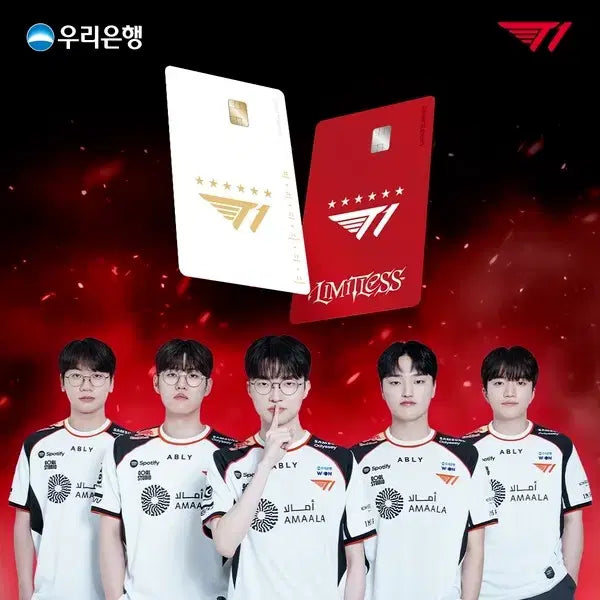 [BUNJANG] T1 Faker Lucky Draw Photocard Bundle Set / T1 티원 우리은행 포토카드 (일괄)