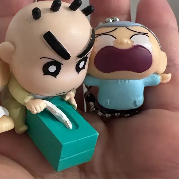 [BUNJANG] Crayon Shin-chan Baby Shin-chan &amp; Bo Action Figures Bundle Set / 짱구는 못말려 아기짱구, 훈이 가챠 일괄